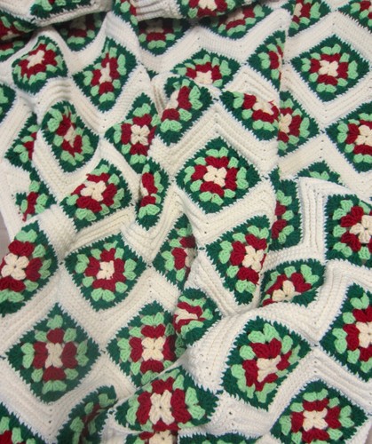 New vintage handmade red green - handmade,