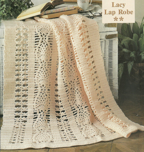 Lacy lap robe - lap, afghan